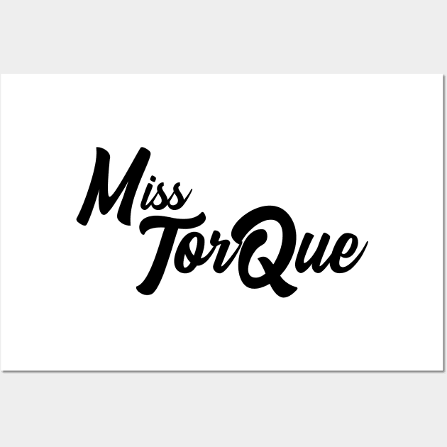Miss Torque Wall Art by Mikaela Studios